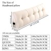 Husband headboard Pillow Large Back Rest Support Reading Pillows for