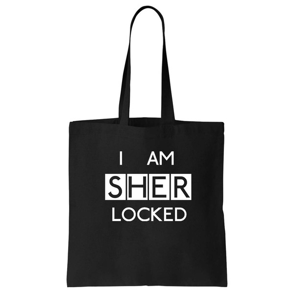 -- -- I AM Sherlocked Design / Cotton - Black