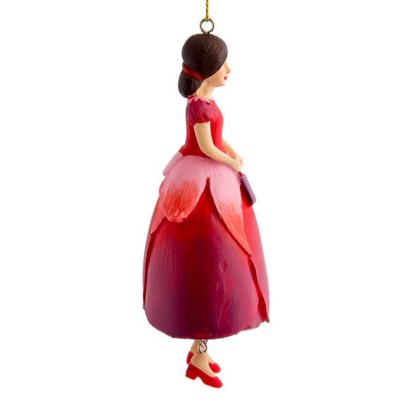 ROSEMARIE SCHULZ Heidelberg Flowers Girl Fuchsia Hanging Figurine Decorative Garden