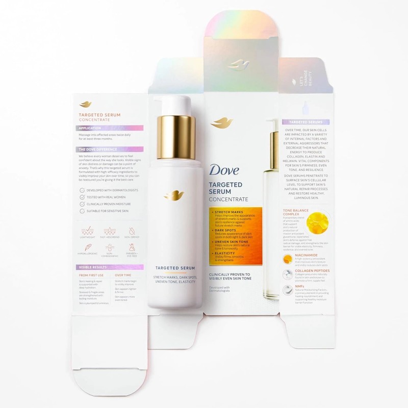 Dove Targeted Serum Multipurpose for Stretch Marks, Dark Spots ,