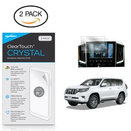 BoxWave Screen Protector Compatible with Toyota 2018 Land Cruiser Display (9 in) - ClearTouch Crystal (2-Pack), HD Film Skin - Shields from Scratches