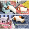 Oncpcare 4 Pack Rabbit Washable Pee Pads Reusable Guinea Pig