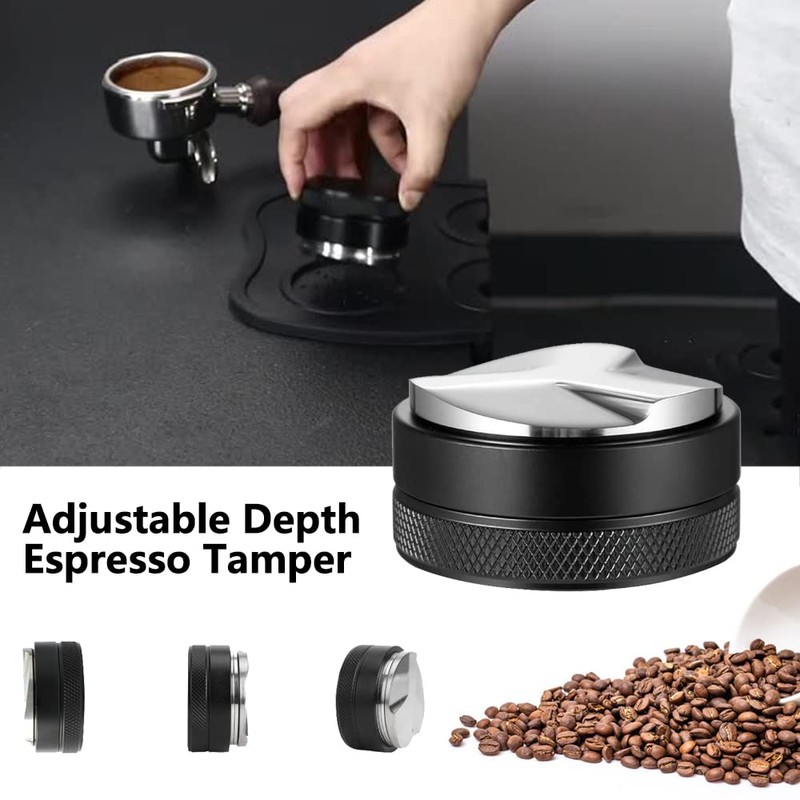 51mm Coffee Distributor & Tamper, Coffee Distributor & Hand Tamper,