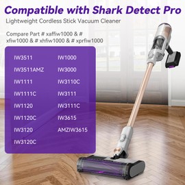JoaSinc IW3511/IW1111 HEPA Filters: Replacement Kit for Shark IW3511 Detect Pro Cordless Vacuum Cleaner, For Shark Detect Pro Auto-Empty System Portable Handheld Attachment Kit