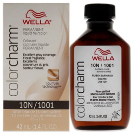 Wella Liquid Permanent Hair Color, 1001/10n Satin Blonde