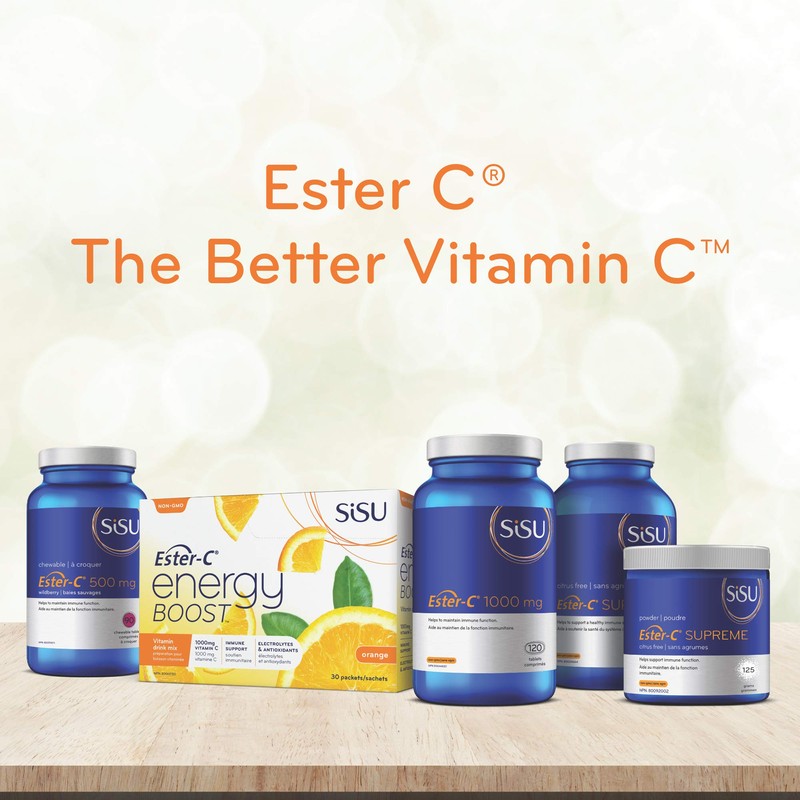 SISU Ester-C 500 mg Chewable, Citrus 90 T (Pack of