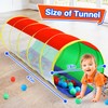 Hoohtoot Kids Crawl Through Play Tunnel, Pop Up Baby Play