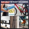 4PCS Bike Rack Strap, Bike Rack Accessory,Adjustable Wheel Securing Straps,