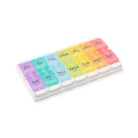 Medline 7-Day Pill Organizer with Easy Push Buttons