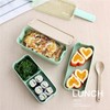 Bento Box Lunch Box 3-in-1 Compartment Containers Leakproof Stackable Bento