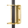 Caserti Plug-in Globe Wall Lamp | Black with Satin Brass