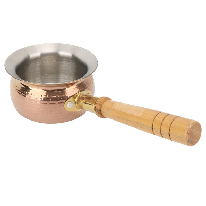 Stainless Steel Butter Warmer Small Saucepan Multifunction Butter Melting Pot