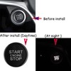 Red ABS Car Engine Start Stop Switch Button Cover Trim