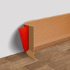 Vinyl Wall Base Baseboard Molding Trim 6" Flexible Self Adhesive