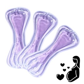 Perineal Cooling Pad, Postpartum Cold Packs Gel Bead Ice Pack Cold Therapy for Women After Pregnancy and Delivery (Purple)