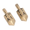 2PCS 6 Sides Rotary Dice with Shank Solid Metal Gyroscope