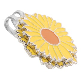 TOVINANNA Flower Shape Golf Hat Clip Durable Golf Marker Hat Clip for Precise Ball Positioning Accurate Shots Stylish Golfing Accessory for All Golfers