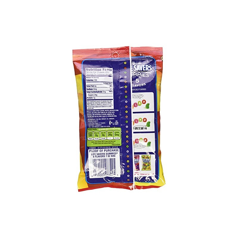 Lifesaver Gummies 7 oz pack of 2