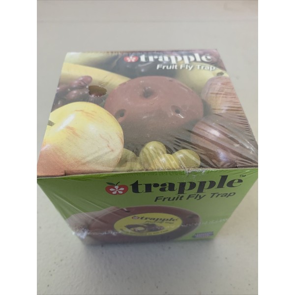 Gardner Trapple Apple Shaped Fruit Fly Trap Eco-Friendly New Bug