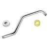 Brazo de Ducha de Acero Inoxidable, 15,5 Pulgadas, con Roscas