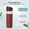 VIVA Recharge Insulated Travel Tea Infuser Bottle Loose Leaf, 460ml,