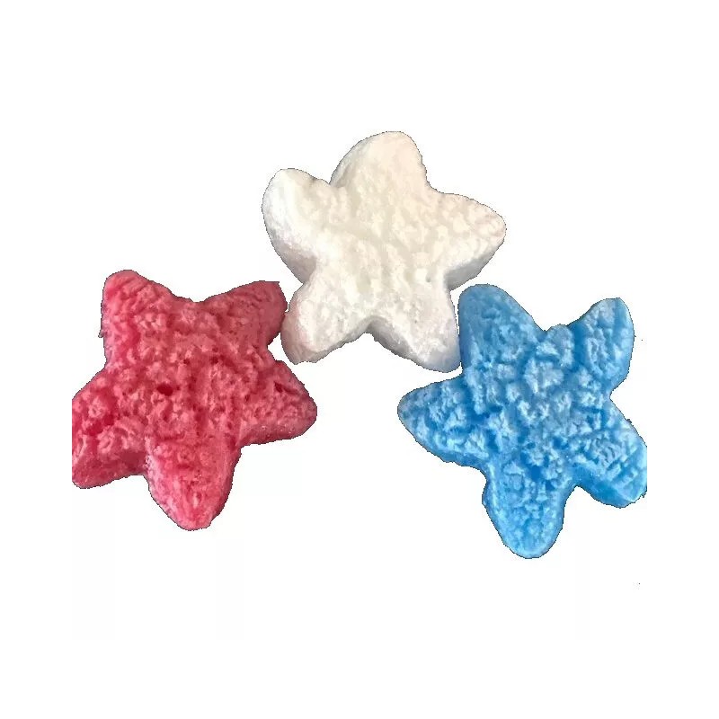 Storopack FunPak Packing Peanuts Red White Blue Star Shape MiniPack