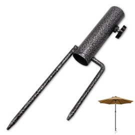 Patio Umbrella Steel Anchor Sand Anchor Beach Umbrella Anchor Grass Auger Spike Patio Sunshade Support Beach Umbrella Steel Stand Base