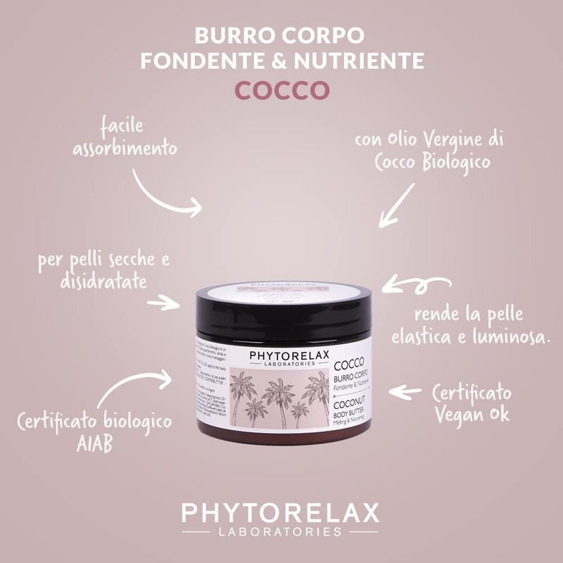 Phytorelax Vegan & Organic Cocco Body Butter 250 ml