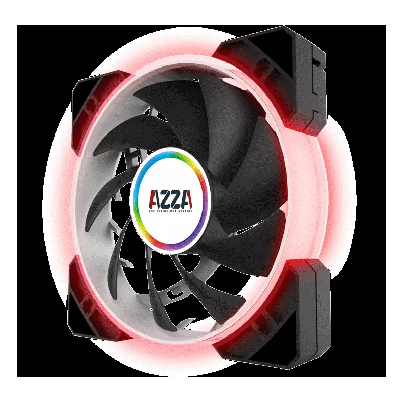 AZZA Hurricane RGB LED Gaming PC Case Cooling Fan 120mm