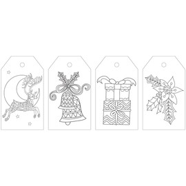 Kaisercraft Christmas Cheer KaiserColour Coloring Tag (24/Pack)