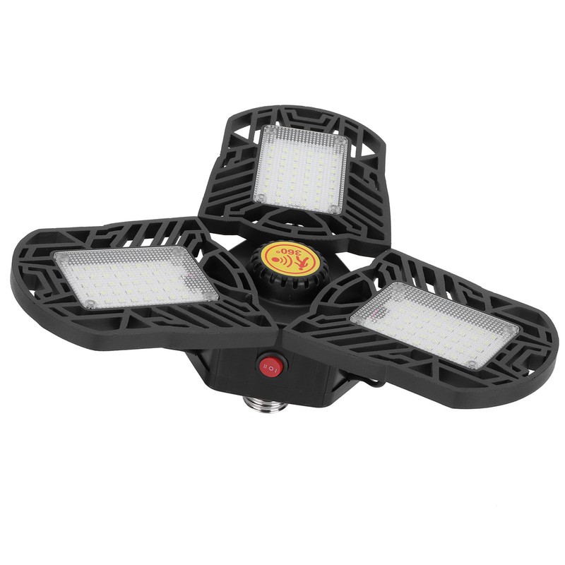 E27/E26/B22 LED Folding Garage Light 60W Radar Light Sensation Deformable