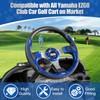 NOKINS 12.5" Universal Golf Cart Steering Wheel, Fit EZGO TXT/RXV/Club
