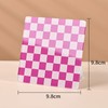 4 PCS Purple Acrylic Cup Coasters, 9.5cmx9.5cm Square Acrylic Coasters,