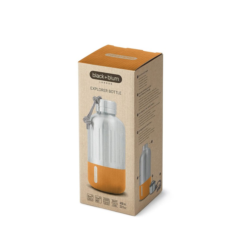 Black+Blum Explorer Vacuum Flask - Stainless Steel Leak Proof Water