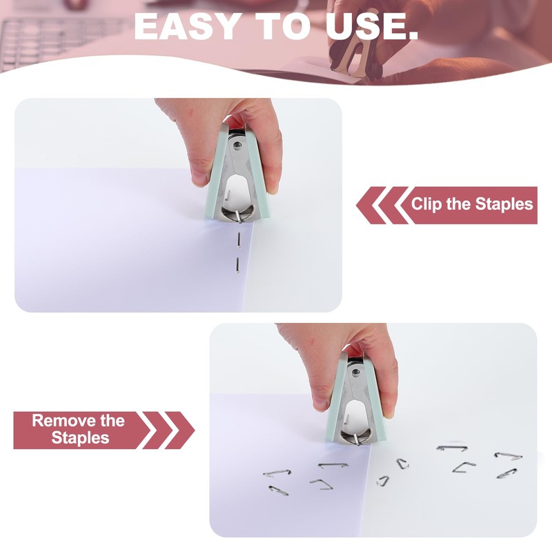 PATIKIL Acrylic Staple Remover, Heavy Duty Staple Puller Removal Tool