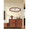 DaguyS Wooden Retro Wall Clocks, 18 Inches Square Clocks Rectangular