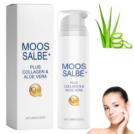Zkaoai Moossalbe PLUS, Moossalbe Gegen Falten, Aktiv Hautreparatur Moossalbe, Gesichts Creme Gegen Falten, Moossalbe Falten, Hautglanz Mooscreme,Feuchtigkeitscreme Gesicht,Geeignet für Alle Hauttypen