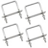 HOLAHOLA U Shackle Threaded M8 Shackle Bolt 100x71mm U Bolt