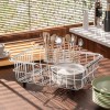NiuYichee 304 Stainless Steel Utensil Holder Dish Drying Rack Kitchen