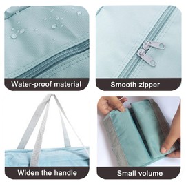 Bixzegg 2 Pack Foldable Travel Duffle Bag 25L Lightweight, Luggage Sports Gym Water Resistant Nylon, Sport Totes, Shoulder Shopping Bag, for Men, Women (Pink + Green)