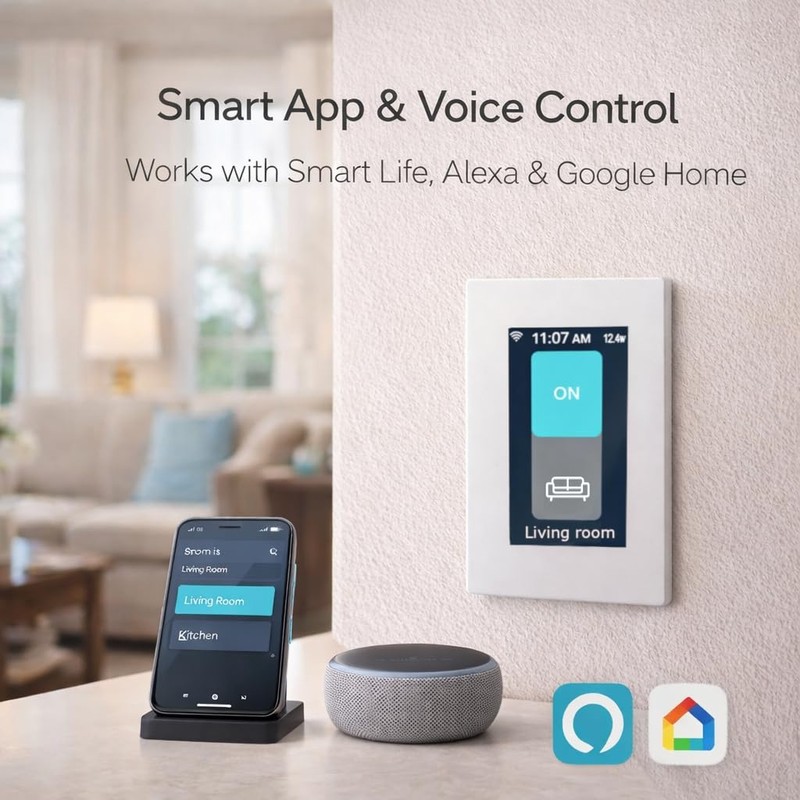 LANBON L9 LCD Smart Light Switch — See What You
