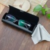 EZESO Glasses Case Hard Slim Light Mens Spectacles Case for