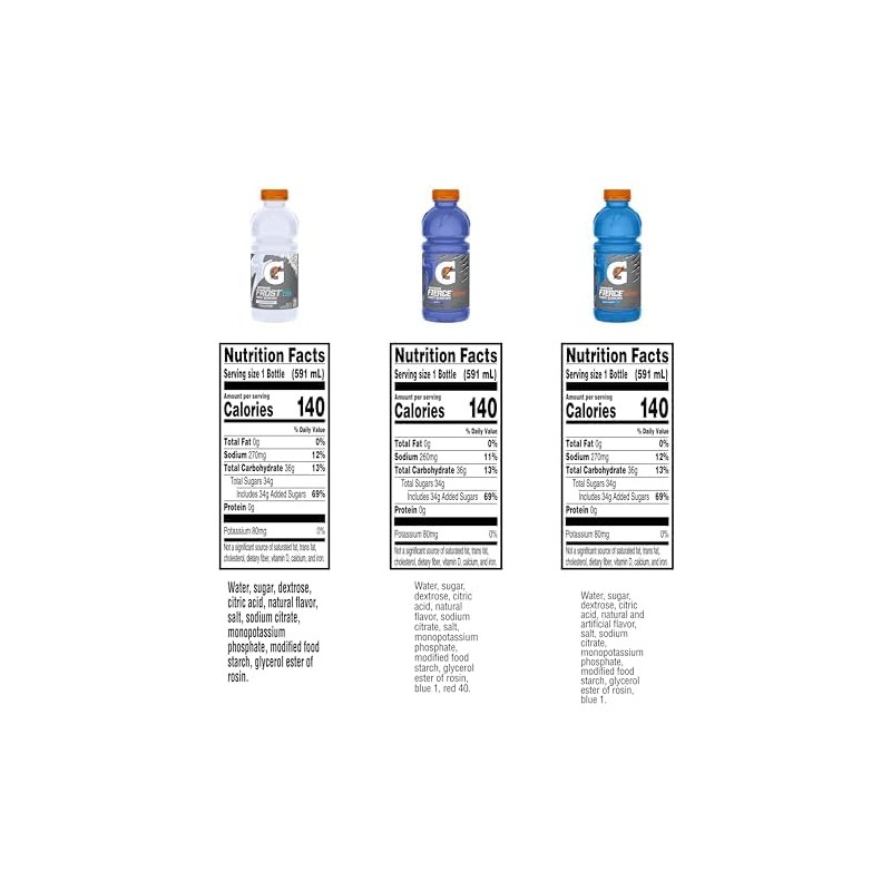 Gatorade Original Thirst Quencher Fierce Variety Pack, 20 Oz, Pack