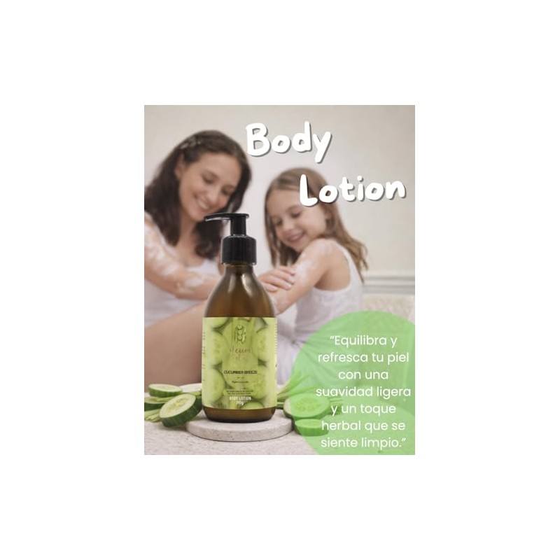 Oleum Vitae Kit Dúo Shower Gel Body Lotion Cucumber Breeze
