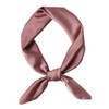 CHUNG Women's Satin Head Scarf Emulation Silk Handbag Hair Ribbons