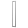 Ranbo 12" Rectangle/Square Push Pull Door Handle,Back to Back, 262mm