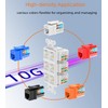 Rapink RJ45 Keystone Jack Cat6 10G Support, Cat6 Keystone Jacks