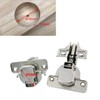 LIKERAINY 95Deg Inset Face Frame Hinge 35mm with Hydraulic Damper