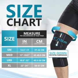 Knee Compression Sleeve 2 Pack for Men and Women, Knee Support Brace for Running and Work out (M)