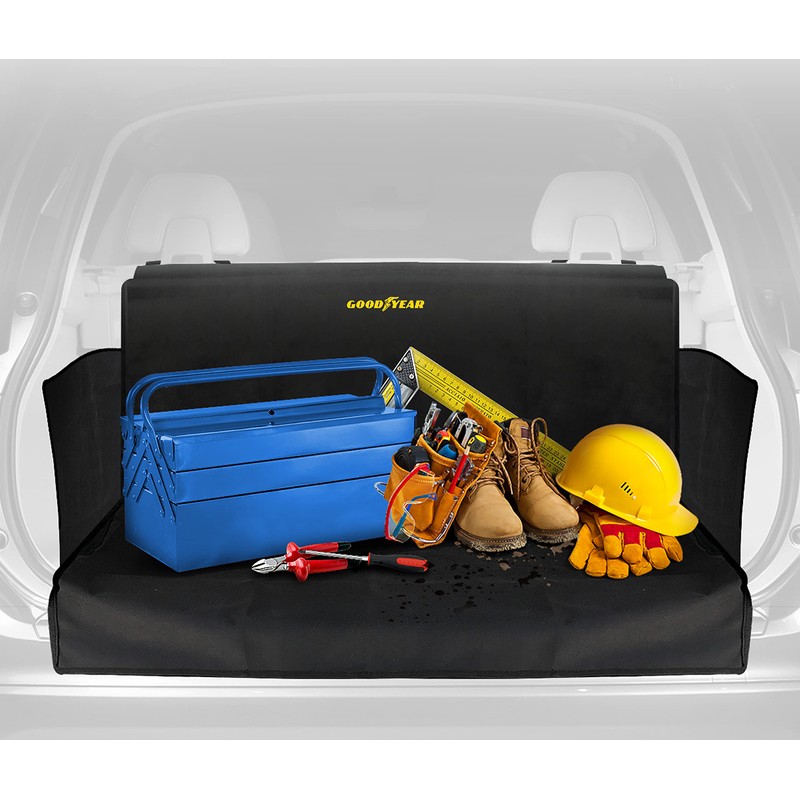 GOODYEAR Water Resistant SUV Cargo Cover – Heavy-Duty Trunk Protector